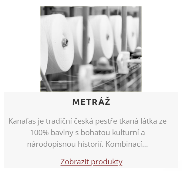 Česká kanafas metráž